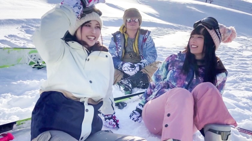 ゲレンデナンパで素人女子と大乱交！  パッケージ