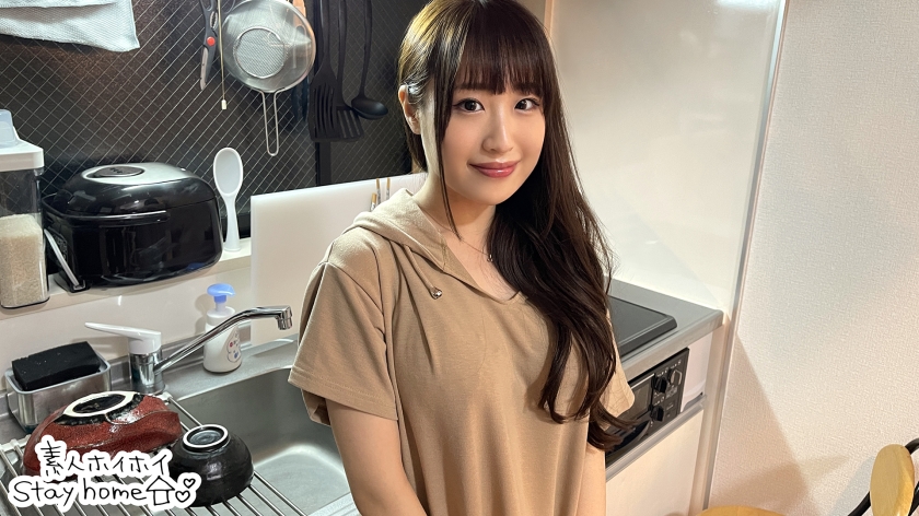 KAZUMI(21)【素人ホイホイStayHome／自宅連れ込み／なし崩し／おうちでヤろう／美少女／巨乳／清楚／顔射／ハメ撮り／マッチアプリ／秘書／G乳／個人撮影】  パッケージ