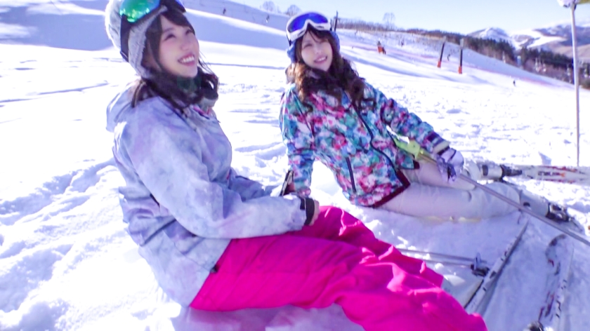 白銀世界でウインタースポーツを楽しむGカップ爆乳の地元美女をナンパ！セックスに持ち込み種付けww  パッケージ